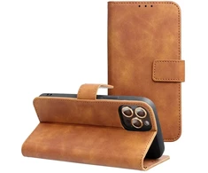 Oem TENDER Book Dėklas skirtas Samsung Galaxy S25 Ultra rudos spalvos
