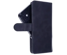 Forcell Oem Universal book dėklas COMMON dydis XL - skirtas Samsung Galaxy A12 / A13 4G / A34 5G / A02s / Xiaomi Redmi 12 4G / 12C / NOTE 12 4G / 12 PRO 5G OPPO A53s / A72 / A92 dark mėlynas