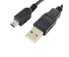 Forever TFO USB kabelis - miniUSB 1,0 m 1A juodas masinis