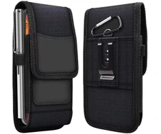 Oem Originalus vertikalus diržinis telefono dėklas iPhone 5 / 5s / SE / 5c, Oppo A71, Oxford Model 1, Juodas