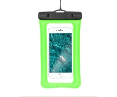 OEM W Vandeniui atsparus mobiliojo telefono dėklas su plastikiniu uždarymu AIRBAG žalias