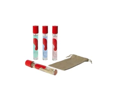 Off White Beveik baltas Off-Baltas rinkinys: tirpalas Nr. 1 Unisex parfumuotas vanduo, 15 ml + tirpalas Nr. 2 EDP Unisex, 15 ml + tirpalas Nr. 3 EDP Unisex, 15 ml + tirpalas Nr. 4 EDP Unisex, 15 ml