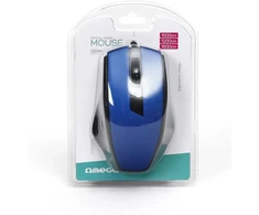 Omega OM08BL computer pelė | 1000 DPI | USB | mėlynas