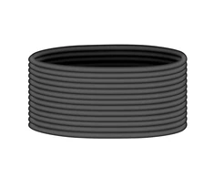 Przewód elektrinis linka H03VV-F OMY 2x1mm2 300V ELEKTROKABEL juoda 100m