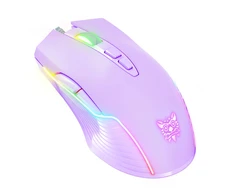 ONIKUMA RGB su laidu žaidimų pelė CW905 violetinė