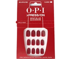 Opi Xpress-On Uñas Artificiales Tonos Icónicos Big Apple Raudona 30 U