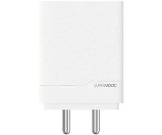 Oppo SuperVOOC USB-C 100W Travel Charger + USB-C Data Cable Baltas