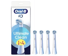 Oral B IO Ultimate Clean Dantų šepetėlio keičiamos galvutės baltos 4 vnt.