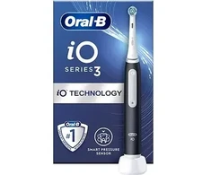 Oral B IO3 Elektrinis dantų šepetėlis Juodas 1 Pc