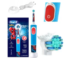 Dantų šepetėlis Oral-B Vitality Pro D103 Kids 3+ Spiderman mėlyna/raudona