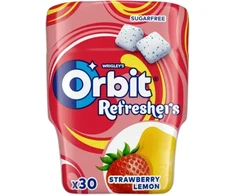 Orbit Refreshers Braškių ir citrinos skonio buteliukas 30g