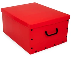ORDINETT kartoninė dėžė 49x39x25cm didelė dėžutė vienspalvė, įvairių spalvų, baltas/juodas/tamsiai mėlynas/šviesiai pilkas