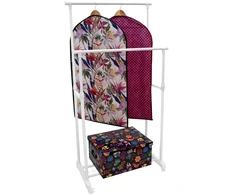 ORDINETT Deluxe Double Baltas 88x43x98-175cm baltas