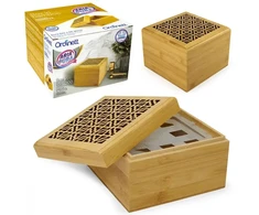 Sausintuvas ORDINETT Drėgmės sugėriklio bambuko kristalų papildymas 450 g, neutralaus kvapo