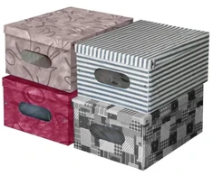 ORDINETT Vinyl folding box 50x40x25cm Marilyn Box assorted
