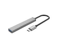 Orico AH-13 USB-C Hub Docking Station 1x USB-A 3.0 + 3x USB-A 2.0 – pilkos spalvos
