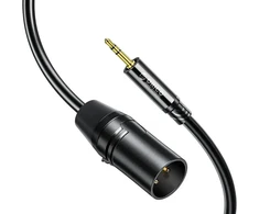 Orico AXKF mini jack 3.5 mm to XLR female audio cable 5 m - juodas