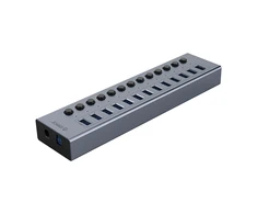 Orico BT2U3-13AB Hub 13x USB-A 3.0 with switches – pilka