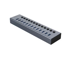 Orico BT2U3-13AB Hub 13x USB-A 3.0 with switches – pilka