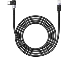 Orico C2C PD100W Nešiojamas kompiuteris Fast Charging Cable (Right Angle) juodas 0.5m