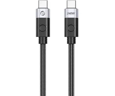 Orico CC240 USB-C į USB-C PD kabelis 240W 480Mbps 1.5m - Juodas