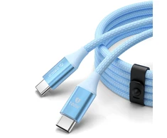 Orico CDX 100W 5A Power Delivery USB-C – USB-C kabelis 1m – mėlynos spalvos
