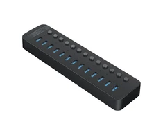 Orico CT2U3-13AB 13x USB-A 3.0 Hub with Switches – juodos spalvos