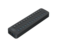 Orico CT2U3-13AB 13x USB-A 3.0 Hub with Switches – juodos spalvos