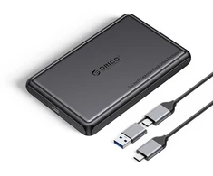 Kietasis diskas Orico DDL25-C3 2.5" HDD/SSD USB-C 5Gb/s Disk Drive – juodos spalvos