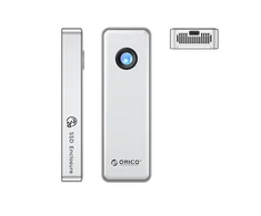 Orico OUM2-G20 M.2 NVME USB-C 3.2 20Gb/s Disk Drive – sidabro spalvos