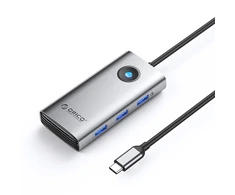 Orico PW11-6P USB-C Hub Docking Station 3x USB-A 3.0 + 1x USB-C 2.0 + 1x HDMI – pilkos spalvos