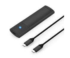Kietasis diskas Orico PWM2 M.2 NGFF SATA USB-C 5Gb/s Disk Drive – juodos spalvos