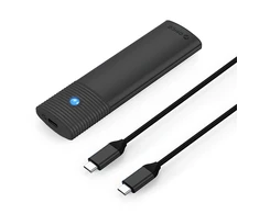 Kietasis diskas Orico PWM2 M.2 NGFF SATA USB-C 5Gb/s Disk Drive – juodos spalvos