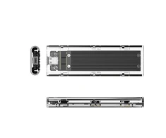 Orico TCM2-C3 M.2 NVME to USB-C 10Gb/s Disk Drive – juodos spalvos