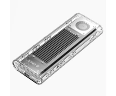 Orico TCM2-G20 M.2 NVME USB-C 3.2 20Gb/s Disk Drive – sidabro spalvos/skaidri