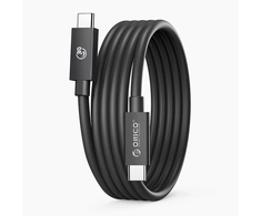 Orico USB4 Thunderbolt5 Cable 80Gbps 240W USB-C to USB-C 1.5m - Juodas
