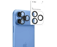 Tech-Protect Camring Fit+ fotoaparato gaubtelis, skirtas iPhone 18 Pro / 18 Pro Max – juodas