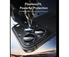 ESR ARMORITE KAMEROS APSAUGA 2-PACK iPhone 18 PRO / 18 PRO MAX JUODA