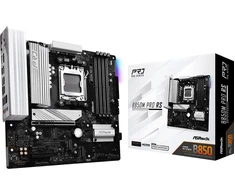 ASRock B850M PRO RS | Procesorių šeima AMD | Procesoriaus lizdas AM5 | DDR5 | Palaikomos standžiojo disko sąsajos SATA, M.2 | SATA jungčių skaičius 4