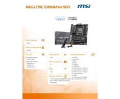 Pagrindinė plokštė MSI MAG X870E TOMAHAWK WIFI