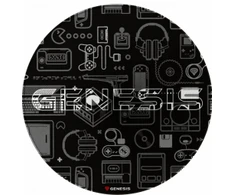 „Genesis“ apsauginis grindų kilimėlis „Tellur 300 Round Gear“ iš poliesterio | Grindų kilimėlis | Daugiaspalvis