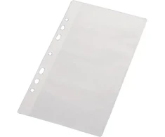 Įmautė-papildymas vizitinėms kortelėms Panta Plast, 12,2x24,4cm, telpa 8vnt, 1 lapas