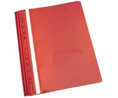 Panta Plast Mape ātršuvējs iesienamais A4 formāts, sarkana, 10 gab./iepak.