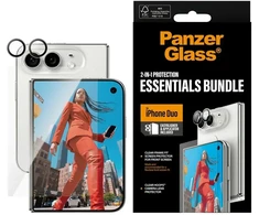 Panzer Glass PanzerGlass Essentials 2w1 szkło+lens do iPhone Duo