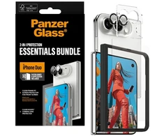 Panzer Glass PanzerGlass Essentials 2w1 szkło+lens do iPhone Duo