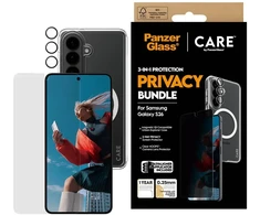 Panzer Glass Rinkinys ochronny CARE by PanzerGlass Privacy 3w1 Dėklas+Szkło+Lens do Samsung Galaxy S26