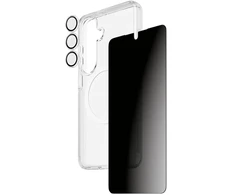 Panzer Glass Rinkinys ochronny CARE by PanzerGlass Privacy 3w1 Dėklas+Szkło+Lens do Samsung Galaxy S26