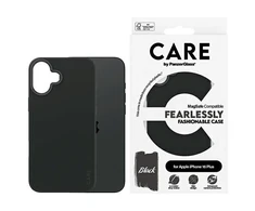 Panzer Glass CARE by PanzerGlass Fashion Apple iPhone 16 Plus 6.7" dėklas telefonui juodos spalvos/dėklas telefonui juodos spalvos MagSafe 1379