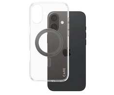 Panzer Glass CARE by PanzerGlass Feature Kickstand Case Apple iPhone 16 Plus 6.7" dėklas telefonui juodos spalvos/dėklas telefonui juodos spalvos MagSafe 1323