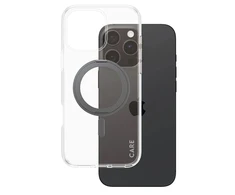 Panzer Glass CARE by PanzerGlass Feature Kickstand Case Apple iPhone 16 Pro Max 6.9" dėklas telefonui juodos spalvos/dėklas telefonui juodos spalvos MagSafe 1324
